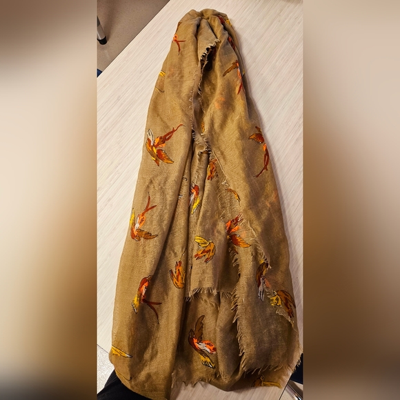 Forever 21 Brown Bird Scarf - Picture 3 of 5